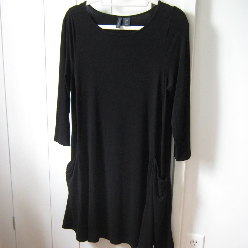 Black Paraphrase Tunic With Pockets